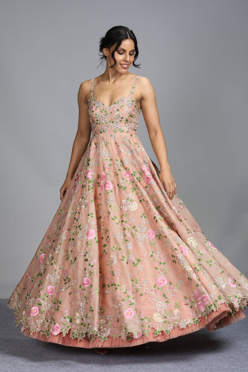 Chic Cap Sleeves V Neck Pearls Long Formal Prom Dresses Evening Dress –  Laurafashionshop